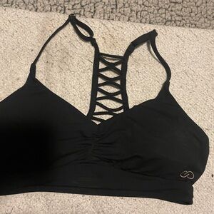 Calia M. Used/Good condition. Black . 2-piece/patterned back (Top+Bottoms).